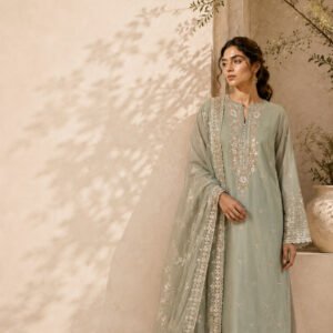 Gulnaar Festive Chiffon Suit